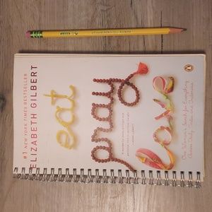 Secret Journal "Eat Pray Love" 📚 Handmade Journal from old books